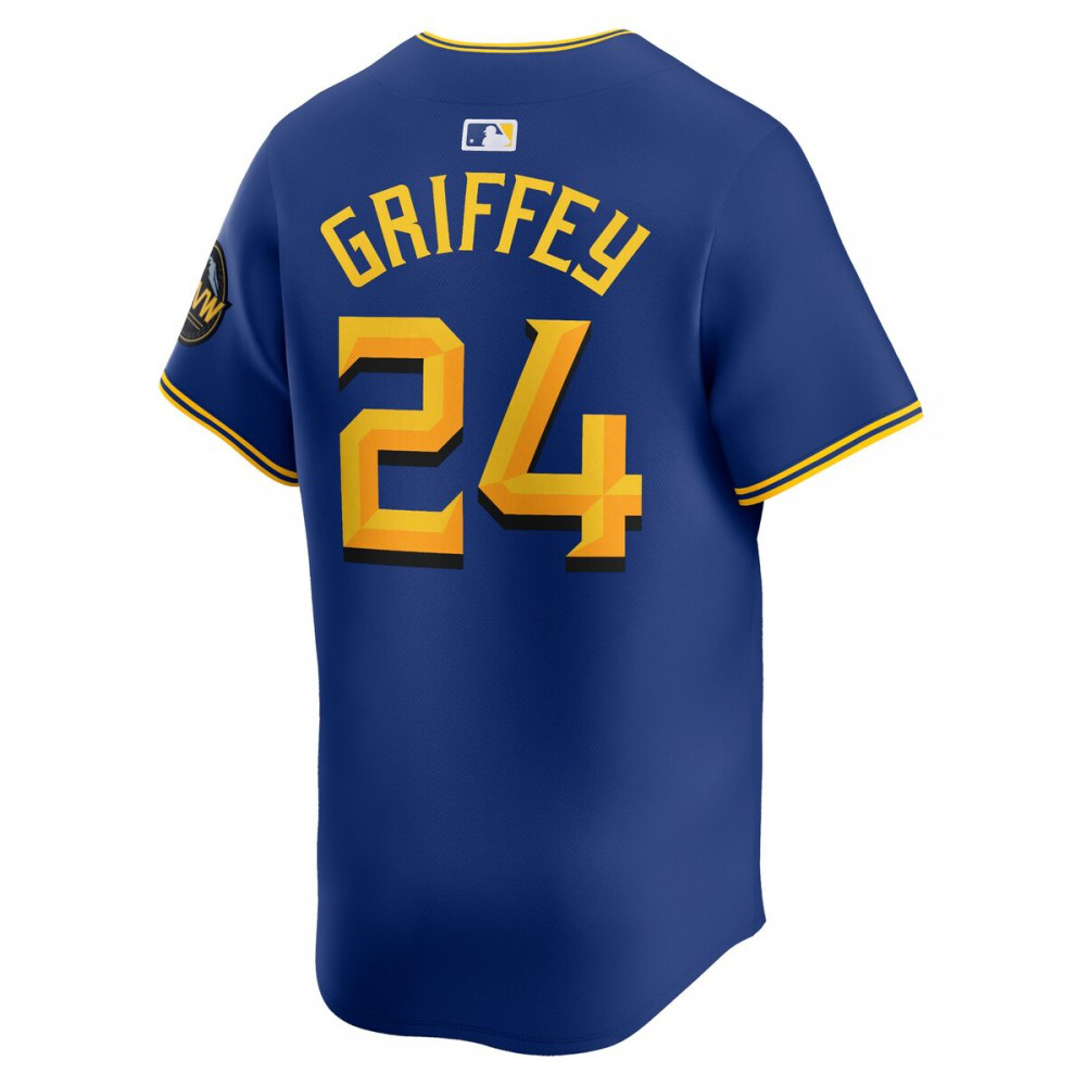 Ken Griffey Jr. Seattle Mariners City Connect Retired Player Jersey - Royal-Pro Kit Vault | Brand New 26/27 Sports Jerseys
